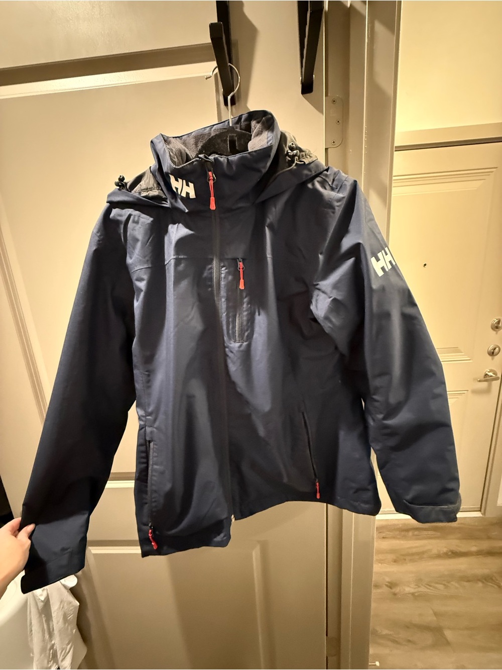 Helly Hansen Women’s Navy Waterproof Hooded Jacket